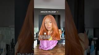 Dying My Wig Ginger w/ Adore Colors (French Cognac and Ginger) #hairtutorial