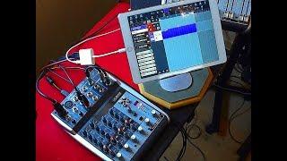 BEHRINGER XENYX Q802 USB MIXER - Tutorial & Set-Up As iPad Audio Interface