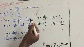 Signals & Systems - Exponential Fourier series - working example - 1