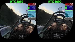 VR Benchmark RTX 3080 vs RTX 3090 with Reverb G2 and FS2020 ULTRA Settings