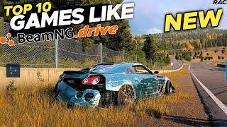 TOP 10 NEW Best Realistic Car Crash Simulator Games like BeamNG Drive for Android & iOS 2025!