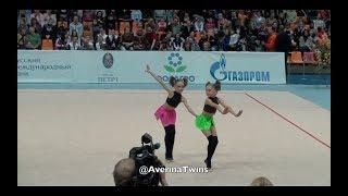 Dina and Arina Averina (2010) Exhibition | GRAND PRIX · MOSCOW (RUSSIA) | @AverinaTwins