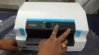 Epson PLQ 50 Passbook Printer First time Configuration | Printing Mode Change In Hindi @itkoustav