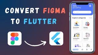 Convert Figma Design To Flutter Code For Free - Step By Step Tutorial