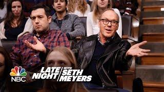 Michael Keaton Didn't Know He Was a Guest on Late Night