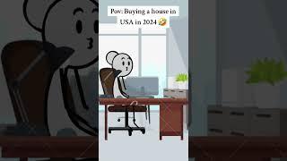 Buying a house in the United States in 2024| Subscribe for more þøðħ #youtube #funny #subscribe #usa