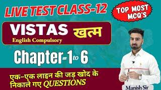 English Vistas || Chapter- 1 to 6 || All Important Questions || Board Exam 2024