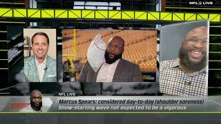  INJURY UPDATE  Marcus Spears considered day-to-day after throwing incident  | NFL Live