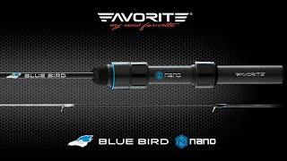 Favorite Blue Bird Nano. Affordable spinning rod for fishing "nanojig" style