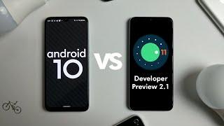 Android 10 vs Android 11 DP 2.1 Speed Test! Pixel 2 XL