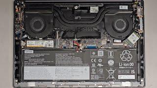 Lenovo Slim 7 Pro X ProX 14ARH7 Disassembly SSD Hard Drive Upgrade Battery Replacement Repair No RAM
