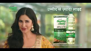 Emami Healthy & Tasty Ultralight Soyabean Oil “Umeed se Zyada light”.