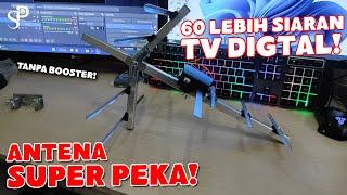 Antena TV Digital Outdoor Terbaik | Tanpa Booster Langsung Dapat Semua TV Digital Antena Tanaka U-8