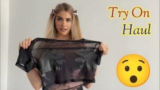 4K Transparent Lingerie | Try On Haul See Everything | See Through Transparent Haul Try On New Dress