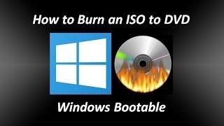 How to Burn an ISO to DVD Windows Bootable