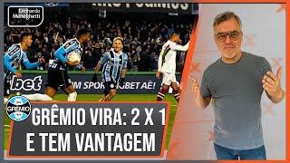 Baita jogo: Grêmio vira em cima do Flu, faz 2 x 1, e sai em vantagem!