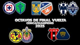 HORARIOS, CANALES Y FECHAS DONDE VER OCTAVOS DE VUELTA | CONCACHAMPIONS 2025