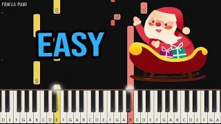 Sleigh Ride | EASY Piano Tutorial by Pianella Piano