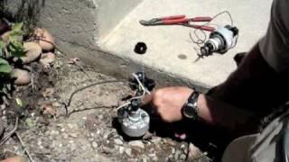 How to replace a Conversion sprinkler valve.