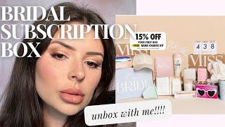 Opening My First Bridal Subscription Box ‍️ Worth It???