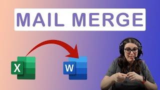 How to mail merge from Excel to Word