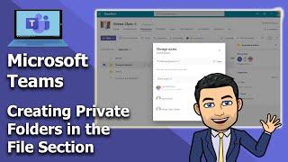 Microsoft Teams - Private folders in the file section ‍️