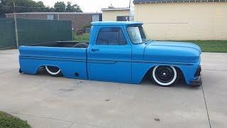 1965 Custom C10 pick up truck air bags body dropped Chevy chevrolet