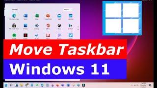 How To Move Taskbar To The Left Windows 11 | How To Align Taskbar To The Left on Windows 11