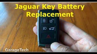 Jaguar Key How to replace the battery in the key fob, DIY change the battery cell flat dead battery