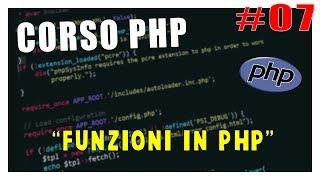 FUNZIONI IN PHP - Corso PHP #7 | Vita Da Founder