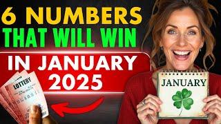 ️6 Lucky Numbers to GET RICH on JANUARY 2025