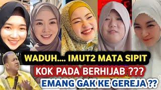 fenomena apa ini gadis2 cantik mata sipit pada berhijab menutup aurat ? pdt gilbert melongo...!