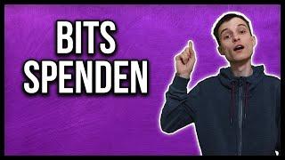 Twitch Bits spenden Tutorial deutsch