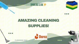 Get Ready for SPARKLING CLEAN with These Essential Cleaning Supplies!