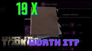 Escape from Tarkov 0.13.5 Intelligance folder Scav Case Opening 19 Cases Unboxed! #eft