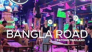 4K HDR - Night Walking Tour Bangla Road Patong Phuket Thailand NightLife 2024 | With Captions