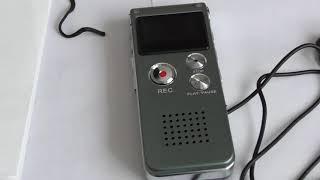 Audiorekorder Testen / Digital Voice Recorder Test / China Audiorekorder für 12€ ELH#148