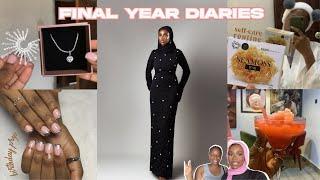 Final year diaries||getting out of a rut,birthday prep and school vlog