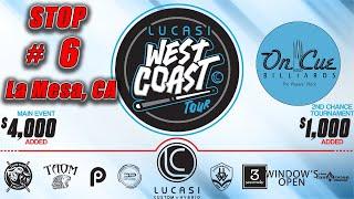 FINAL 6 | OSCAR DOMINGUEZ vs MIKE LIN | LUCASI WEST COAST TOUR | On Cue Billiards - La Mesa, CA