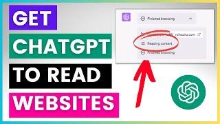 How To Get ChatGPT To Read The Content Of A Website Or Web Page?