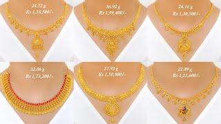 Latest Gold Bridal Jewellery Designs 2022 With Weight And Price || Shridhi Vlog