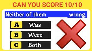 SUBJECT-VERB AGREEMENT QUIZ. SYNTAX QUIZ. ENGLISH GRAMMAR QUIZ. CAN YOU SCORE 10/10.