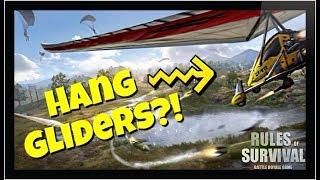 Rules Of Survival UPDATE! | 'HANG GLIDER' Location/Gameplay! | How To Get The Hang Glider!