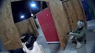 VIP airsoft Adult night gameplay. GBB MP5