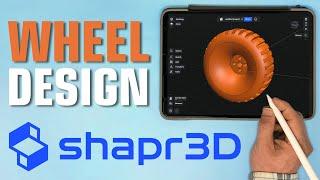 Designing Wheels Using Shapr3D's Parametric Modeling | Design for Mass Production 3D Printing