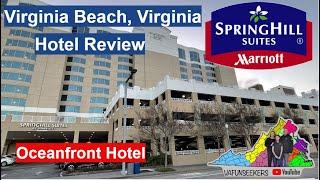 Virginia Beach Oceanfront Hotel | Springhill Suites Hotel Review  #beach #marriott #hotels