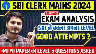 SBI Clerk Mains Exam Analysis 2024 | Shift-2 | Paper Level & Questions Asked |Vijay Mishra |