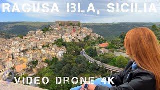 Ragusa Ibla, my favorite city in Sicily | Video Drone 4k | 2024 | Giardino Ibleo | Italy 