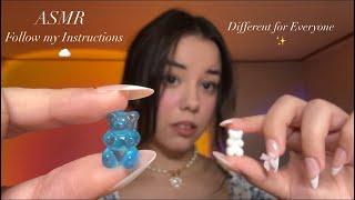 ASMR | Follow my Instructions but they’re Different for Everyone ️🫶