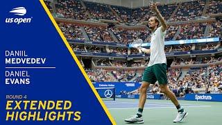 Daniil Medvedev vs Daniel Evans Extended Highlights | 2021 US Open Round 4